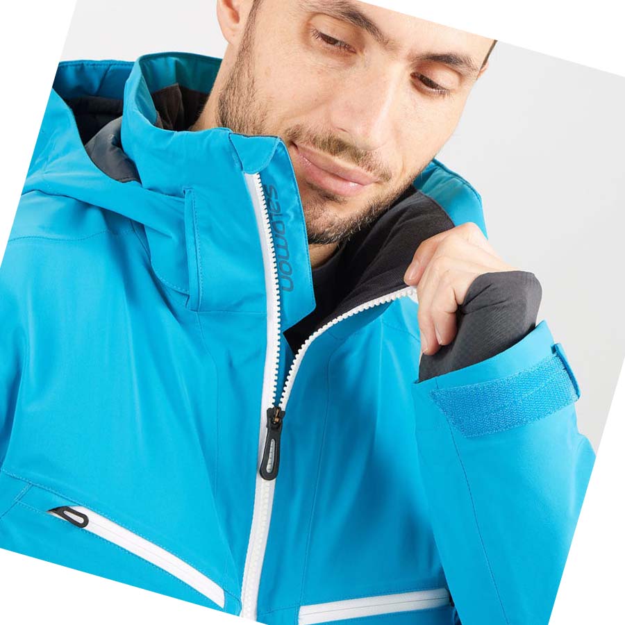 Chaquetas De Esquí Salomon BRILLIANT Hombre Azules | MX 3325CTV